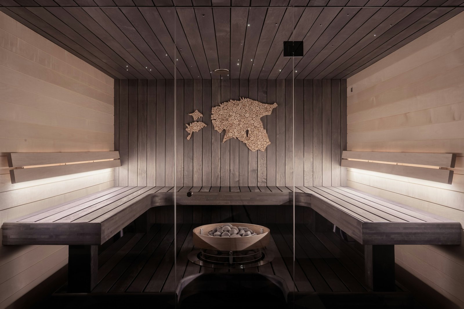 Sauna interior